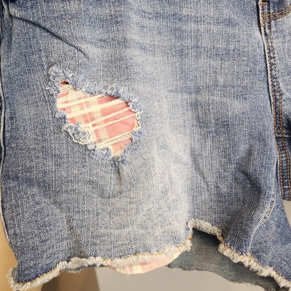 Stylish Blue Denim Jeans with Plaid Accent. Marca Joe Boxer. Size 16W. - Picture 8 of 9